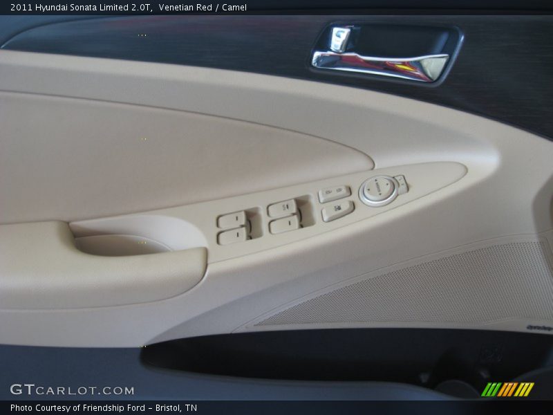 Venetian Red / Camel 2011 Hyundai Sonata Limited 2.0T