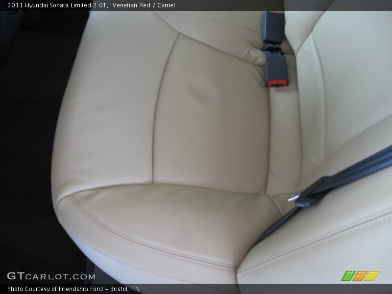 Venetian Red / Camel 2011 Hyundai Sonata Limited 2.0T