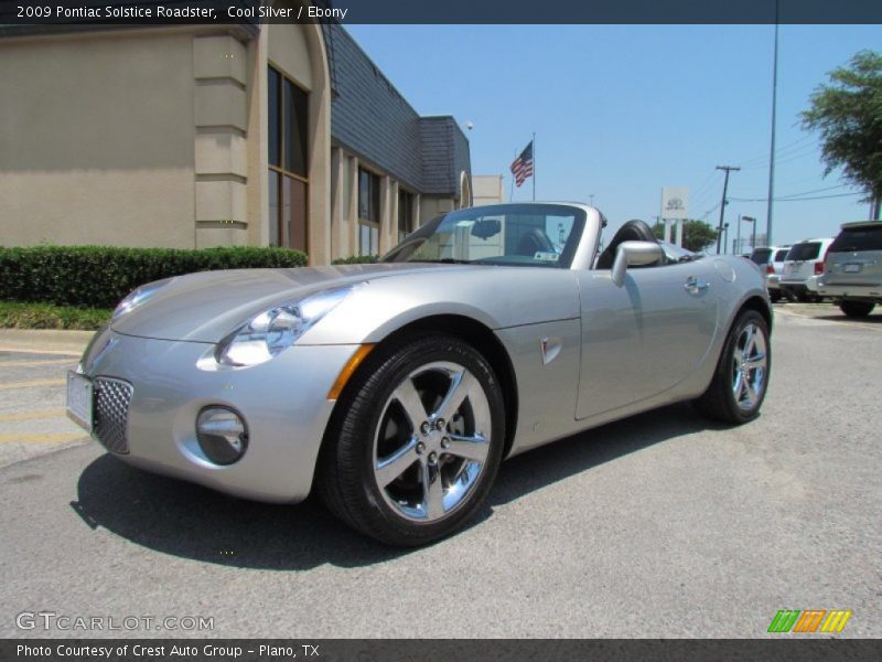 Cool Silver / Ebony 2009 Pontiac Solstice Roadster