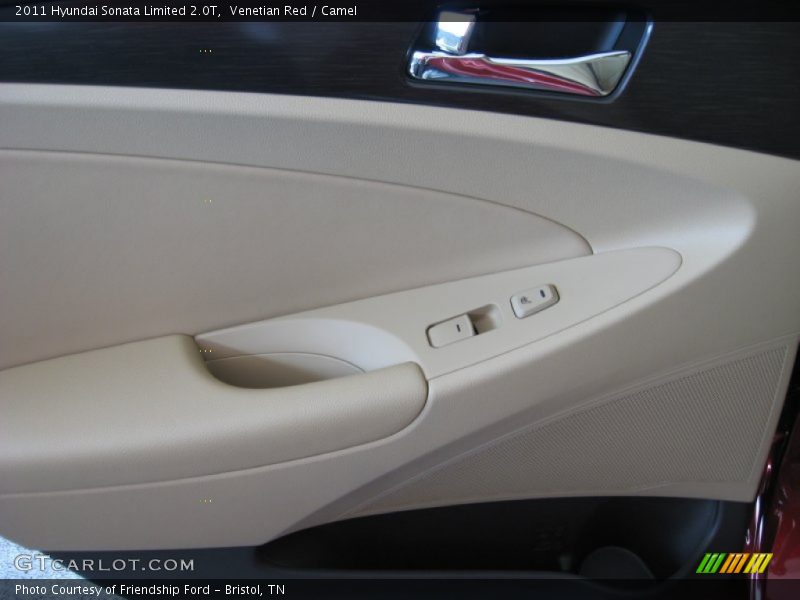 Venetian Red / Camel 2011 Hyundai Sonata Limited 2.0T