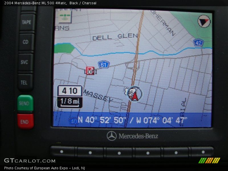 Navigation of 2004 ML 500 4Matic