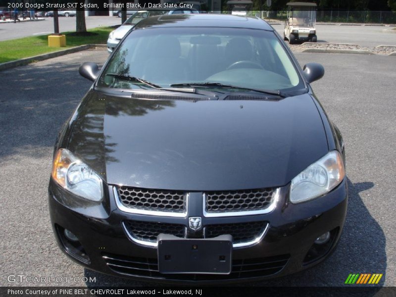 Brilliant Black / Dark Slate Grey 2006 Dodge Stratus SXT Sedan