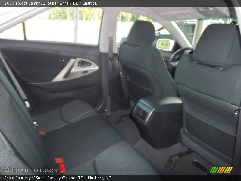Super White / Dark Charcoal 2010 Toyota Camry SE