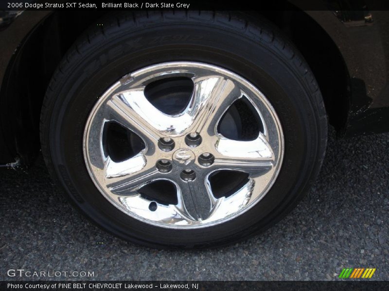 Brilliant Black / Dark Slate Grey 2006 Dodge Stratus SXT Sedan