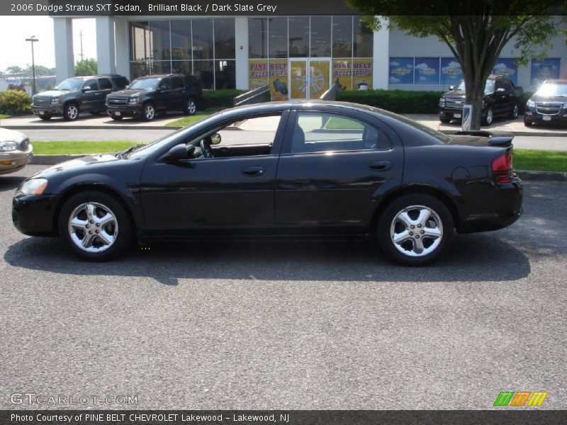 Brilliant Black / Dark Slate Grey 2006 Dodge Stratus SXT Sedan