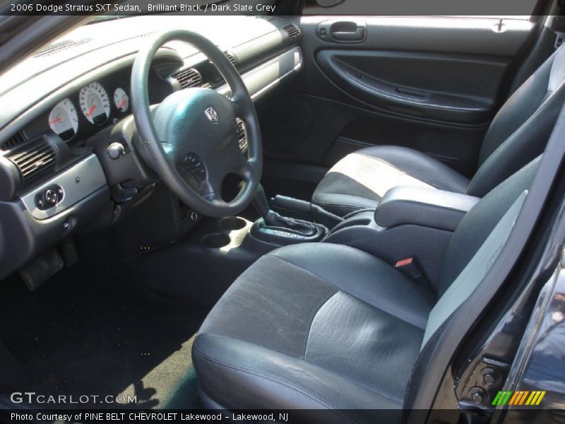 Brilliant Black / Dark Slate Grey 2006 Dodge Stratus SXT Sedan