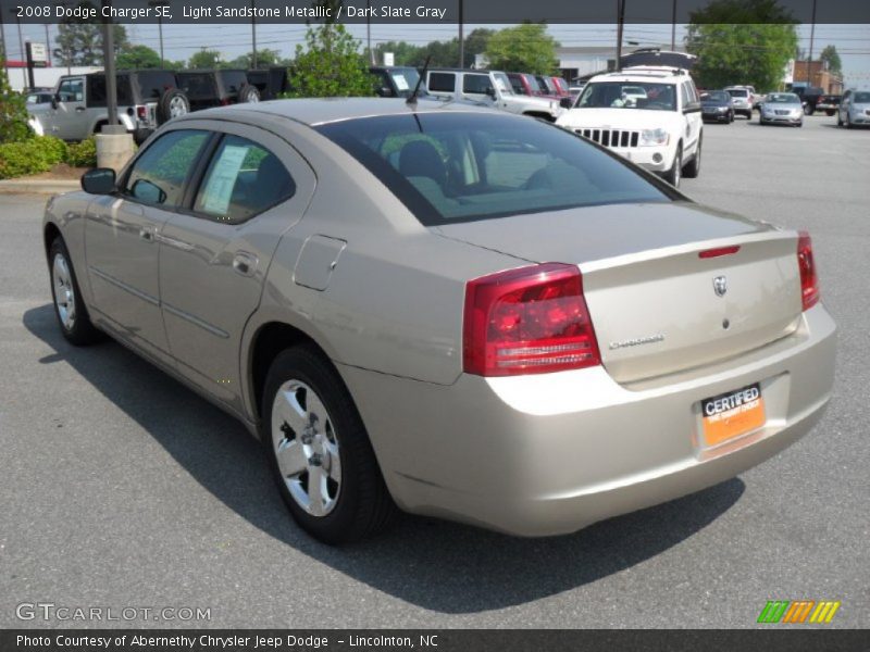 Light Sandstone Metallic / Dark Slate Gray 2008 Dodge Charger SE