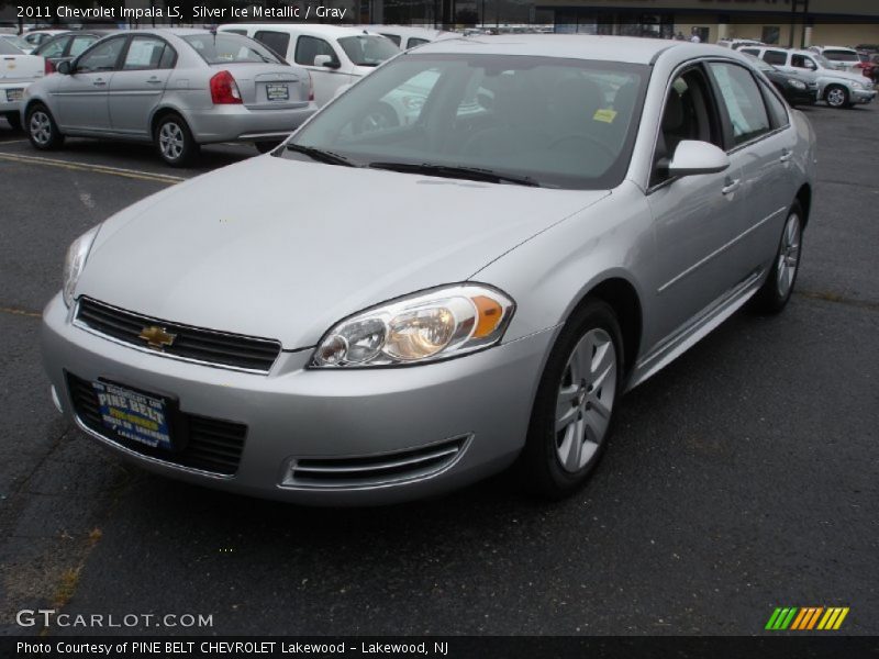 Silver Ice Metallic / Gray 2011 Chevrolet Impala LS