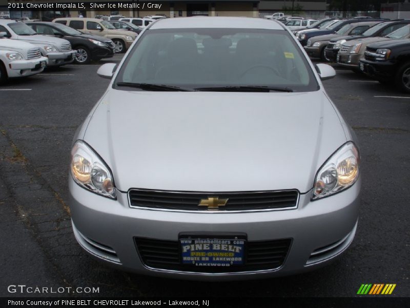 Silver Ice Metallic / Gray 2011 Chevrolet Impala LS