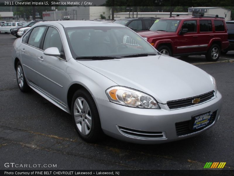 Silver Ice Metallic / Gray 2011 Chevrolet Impala LS