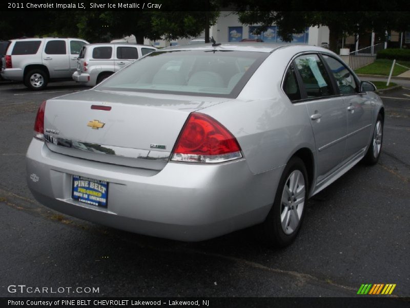 Silver Ice Metallic / Gray 2011 Chevrolet Impala LS