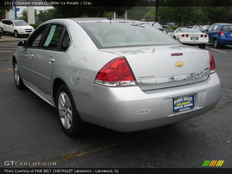 Silver Ice Metallic / Gray 2011 Chevrolet Impala LS