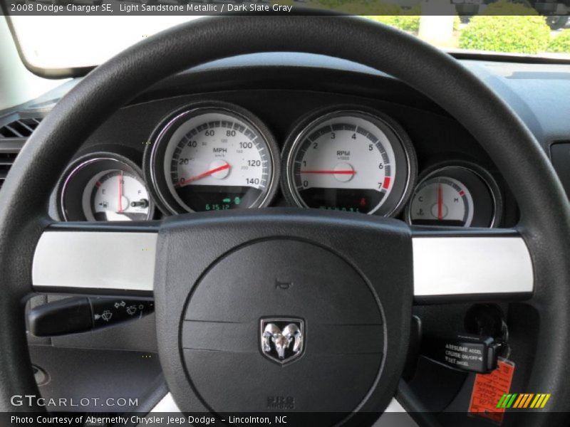 Light Sandstone Metallic / Dark Slate Gray 2008 Dodge Charger SE