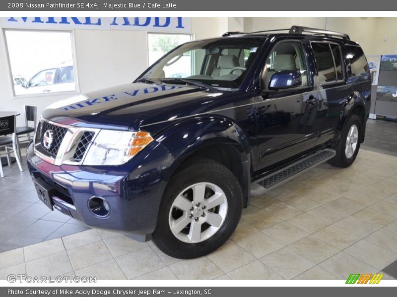 Majestic Blue / Cafe Latte 2008 Nissan Pathfinder SE 4x4