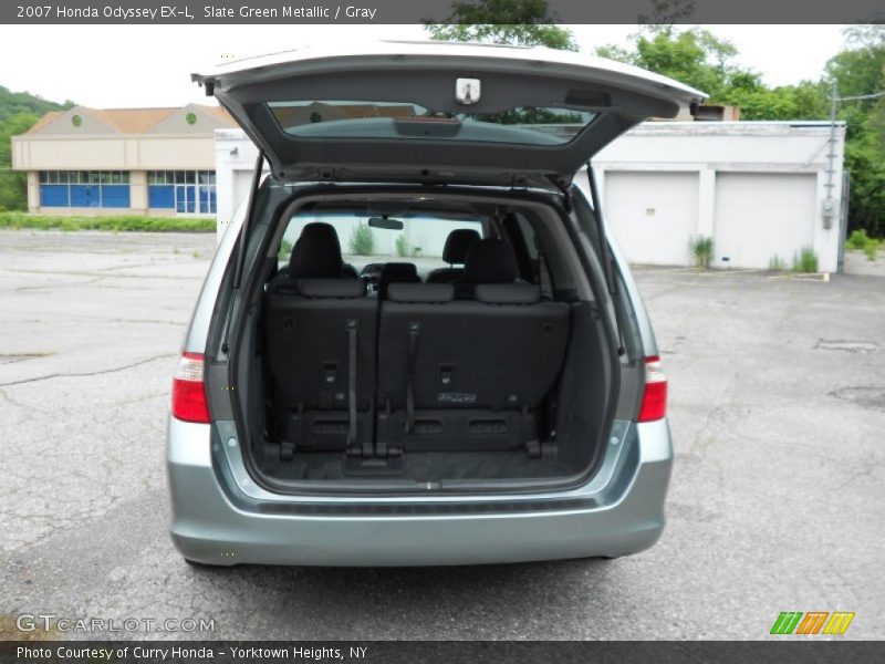 Slate Green Metallic / Gray 2007 Honda Odyssey EX-L