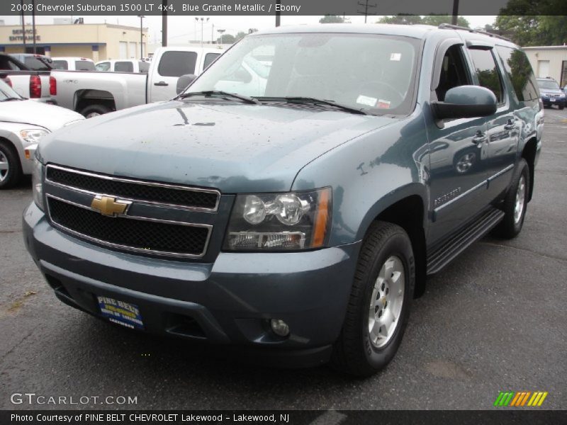 Blue Granite Metallic / Ebony 2008 Chevrolet Suburban 1500 LT 4x4