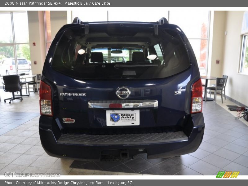 Majestic Blue / Cafe Latte 2008 Nissan Pathfinder SE 4x4