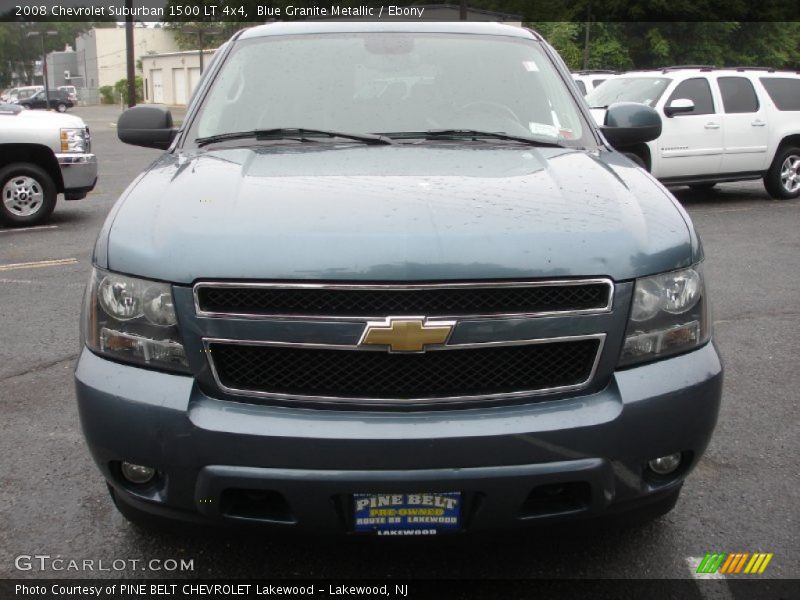 Blue Granite Metallic / Ebony 2008 Chevrolet Suburban 1500 LT 4x4