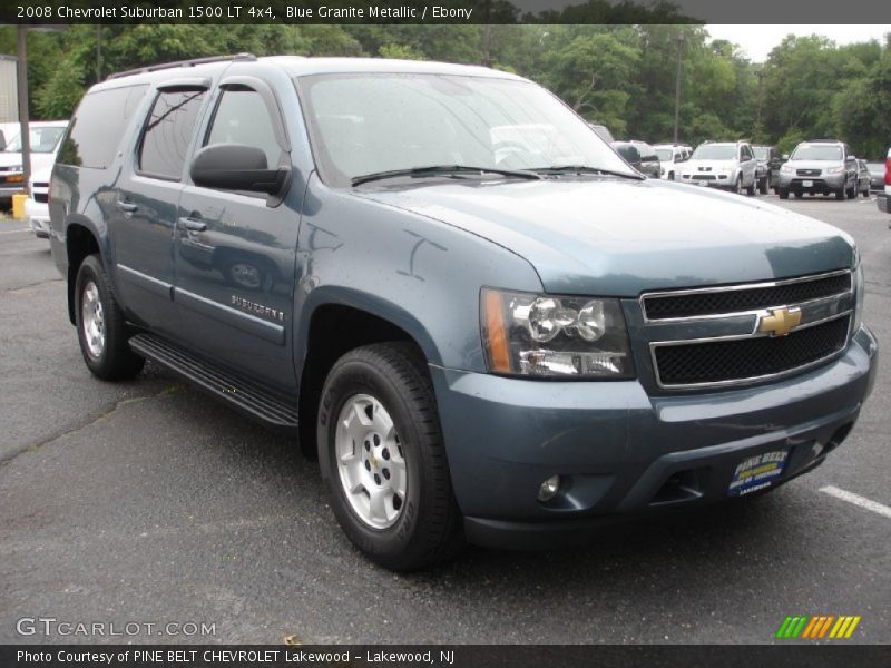 Blue Granite Metallic / Ebony 2008 Chevrolet Suburban 1500 LT 4x4