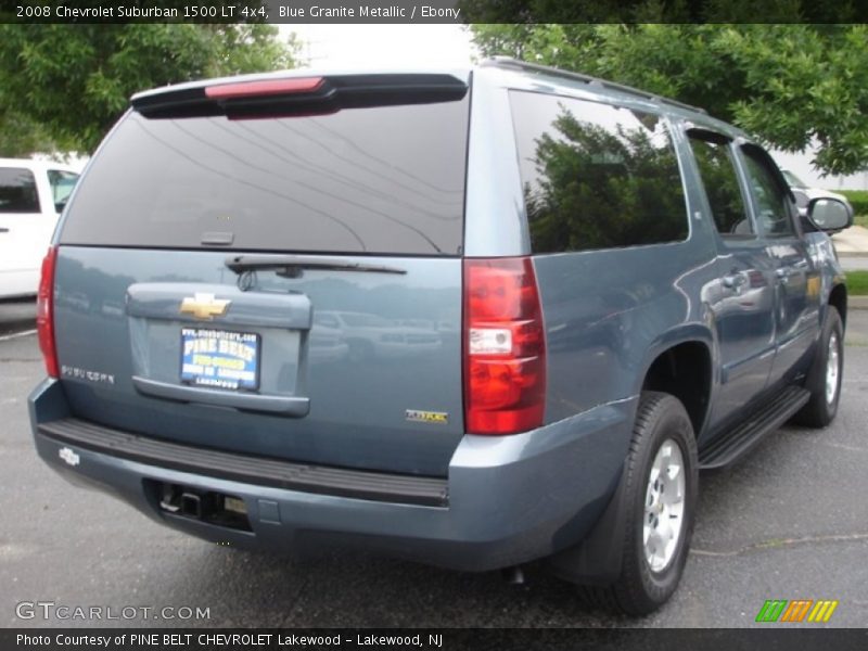 Blue Granite Metallic / Ebony 2008 Chevrolet Suburban 1500 LT 4x4