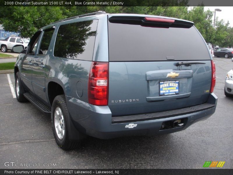 Blue Granite Metallic / Ebony 2008 Chevrolet Suburban 1500 LT 4x4