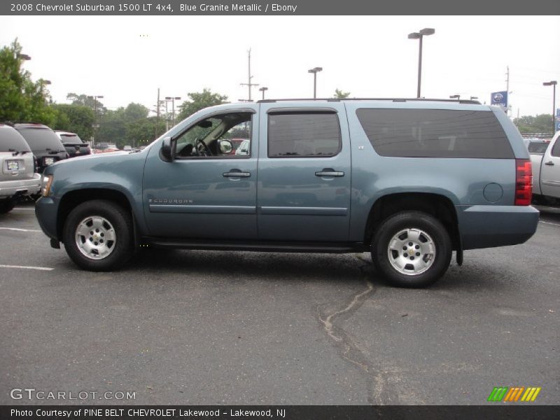 Blue Granite Metallic / Ebony 2008 Chevrolet Suburban 1500 LT 4x4