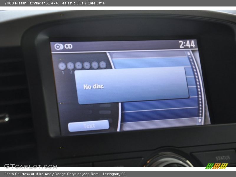 Majestic Blue / Cafe Latte 2008 Nissan Pathfinder SE 4x4