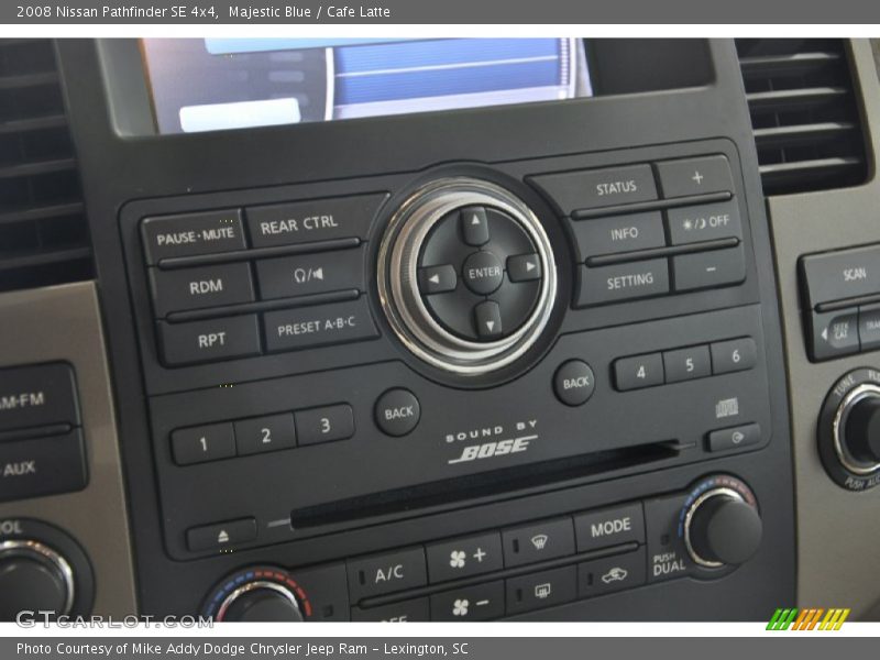 Majestic Blue / Cafe Latte 2008 Nissan Pathfinder SE 4x4