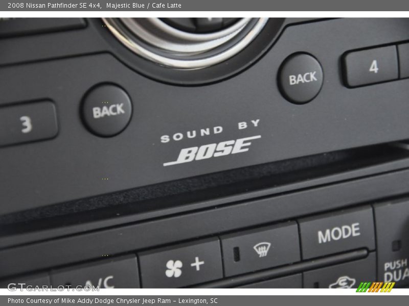 Majestic Blue / Cafe Latte 2008 Nissan Pathfinder SE 4x4