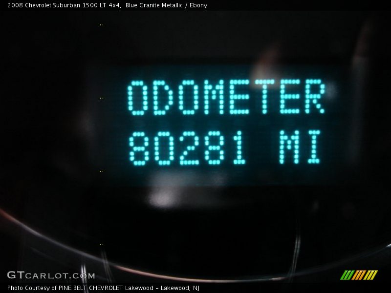 Blue Granite Metallic / Ebony 2008 Chevrolet Suburban 1500 LT 4x4