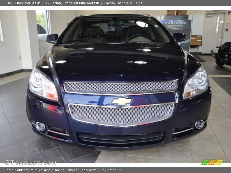 Imperial Blue Metallic / Cocoa/Cashmere Beige 2008 Chevrolet Malibu LTZ Sedan