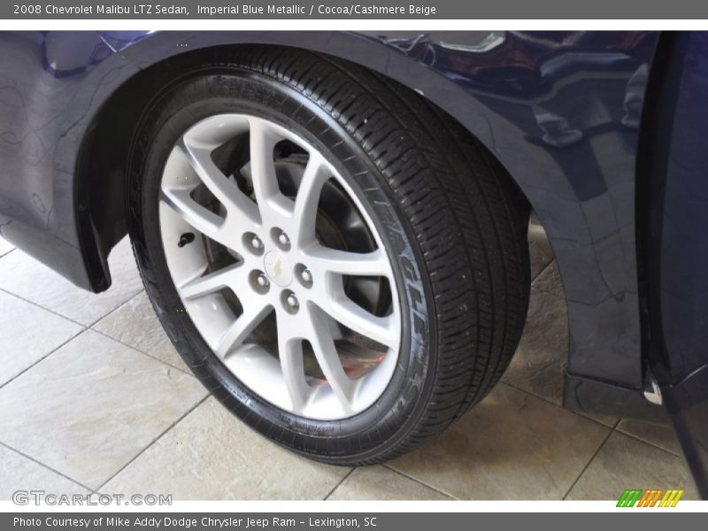 Imperial Blue Metallic / Cocoa/Cashmere Beige 2008 Chevrolet Malibu LTZ Sedan