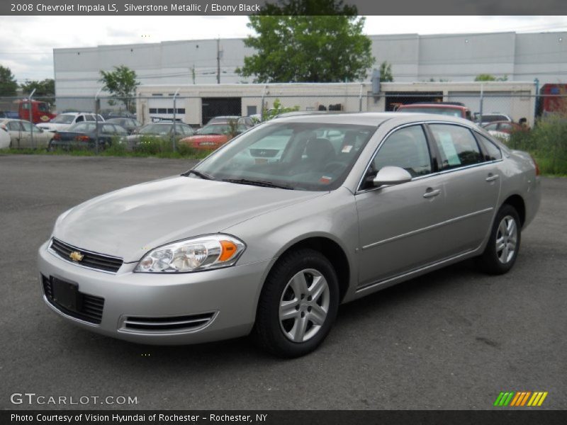 Silverstone Metallic / Ebony Black 2008 Chevrolet Impala LS