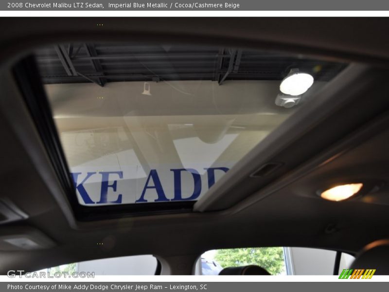 Imperial Blue Metallic / Cocoa/Cashmere Beige 2008 Chevrolet Malibu LTZ Sedan