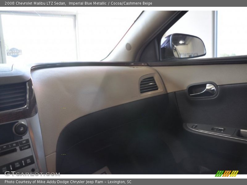 Imperial Blue Metallic / Cocoa/Cashmere Beige 2008 Chevrolet Malibu LTZ Sedan