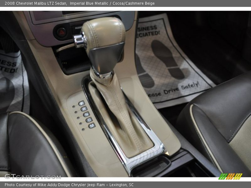 Imperial Blue Metallic / Cocoa/Cashmere Beige 2008 Chevrolet Malibu LTZ Sedan