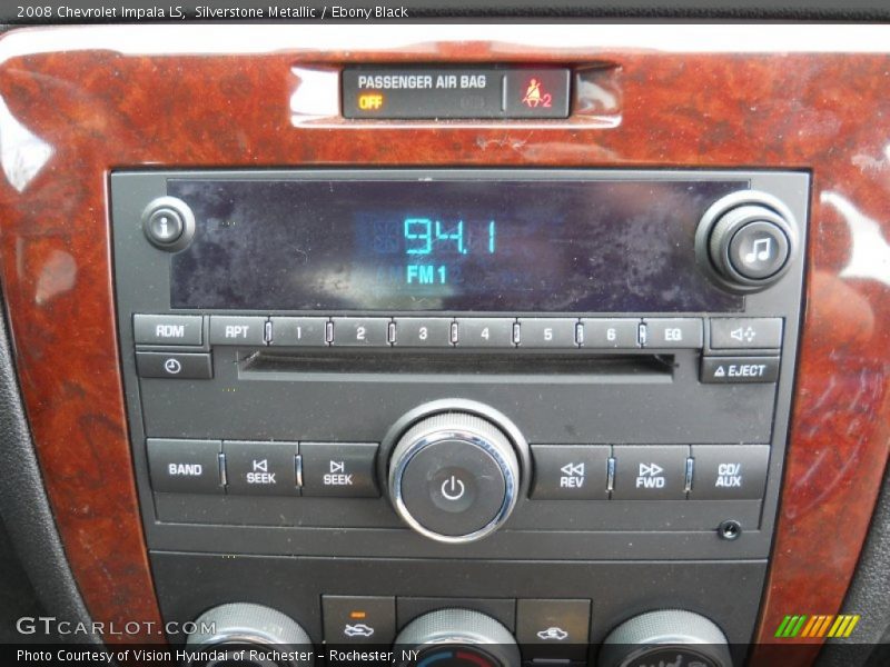 Silverstone Metallic / Ebony Black 2008 Chevrolet Impala LS