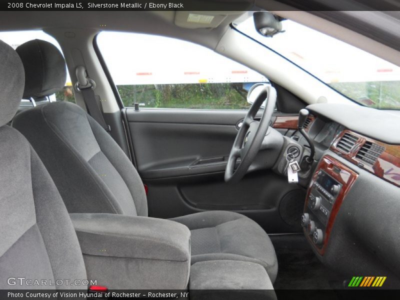 Silverstone Metallic / Ebony Black 2008 Chevrolet Impala LS