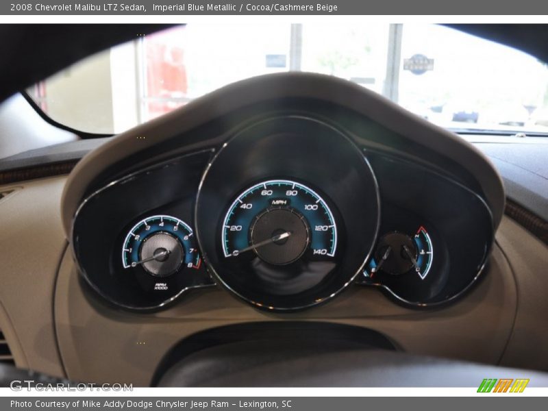 Imperial Blue Metallic / Cocoa/Cashmere Beige 2008 Chevrolet Malibu LTZ Sedan