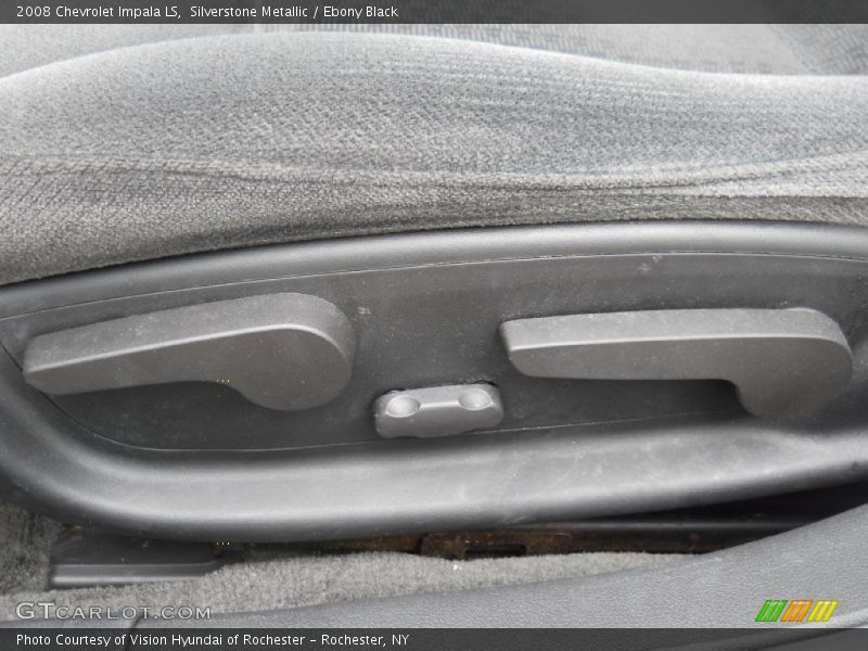 Silverstone Metallic / Ebony Black 2008 Chevrolet Impala LS