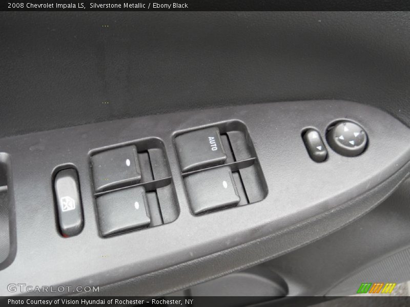 Silverstone Metallic / Ebony Black 2008 Chevrolet Impala LS