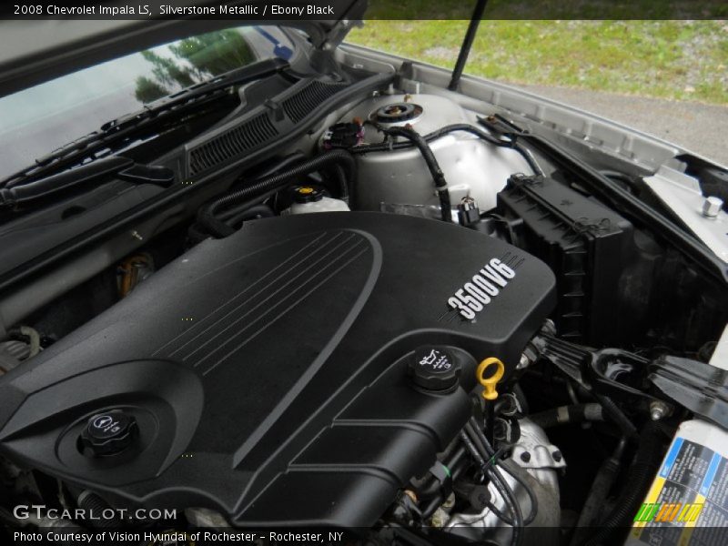 Silverstone Metallic / Ebony Black 2008 Chevrolet Impala LS
