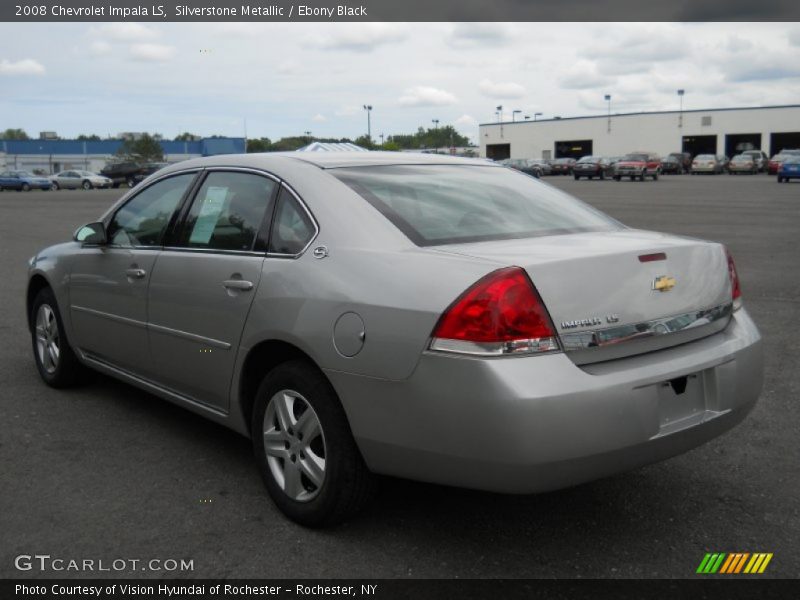 Silverstone Metallic / Ebony Black 2008 Chevrolet Impala LS