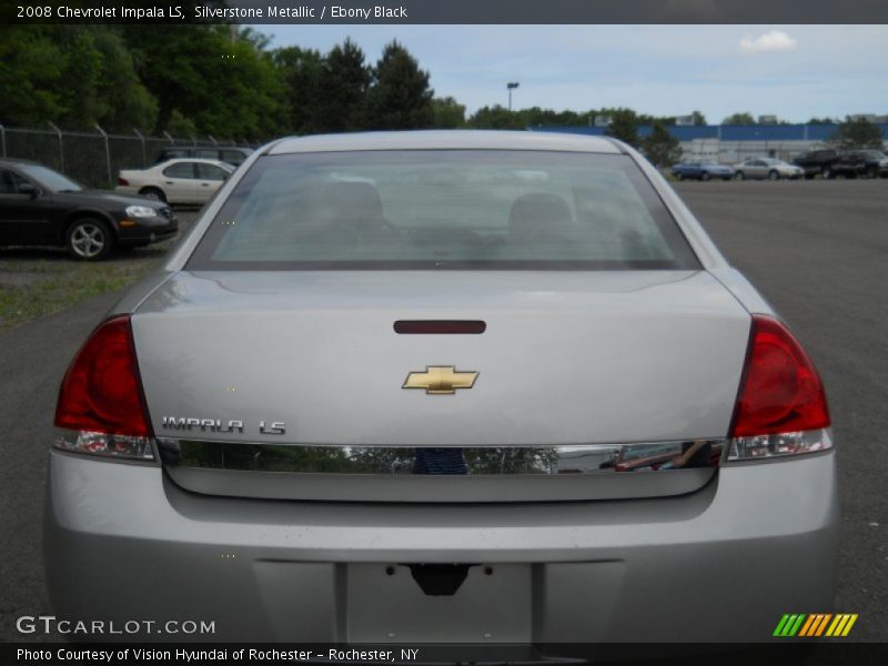 Silverstone Metallic / Ebony Black 2008 Chevrolet Impala LS