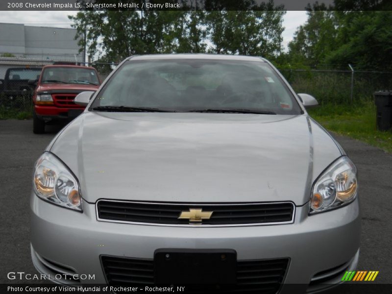 Silverstone Metallic / Ebony Black 2008 Chevrolet Impala LS