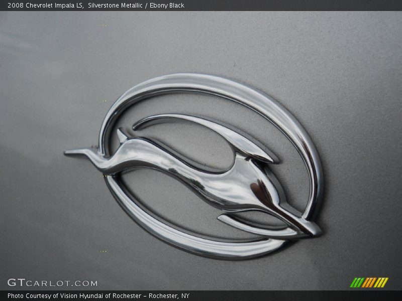 Silverstone Metallic / Ebony Black 2008 Chevrolet Impala LS