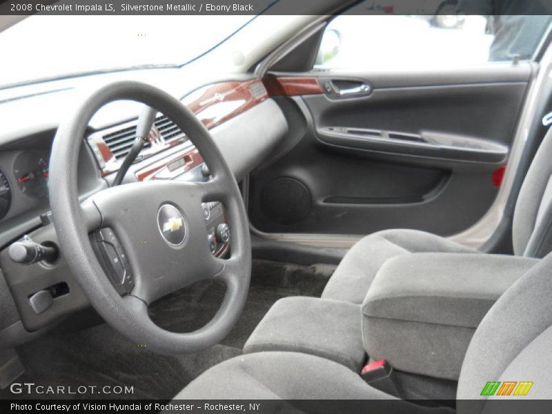 Silverstone Metallic / Ebony Black 2008 Chevrolet Impala LS