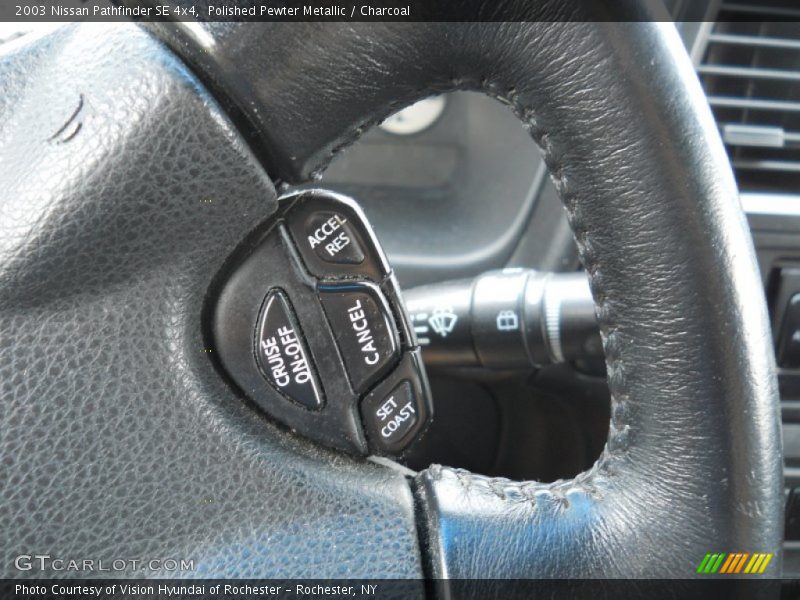 Polished Pewter Metallic / Charcoal 2003 Nissan Pathfinder SE 4x4