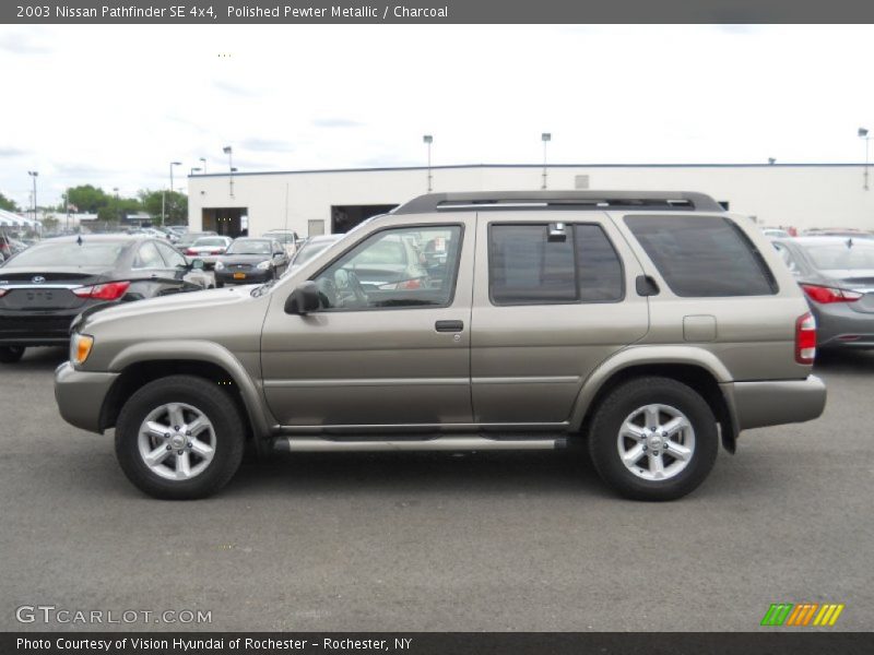 Polished Pewter Metallic / Charcoal 2003 Nissan Pathfinder SE 4x4