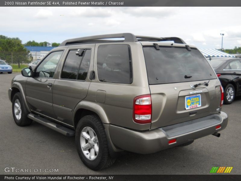 Polished Pewter Metallic / Charcoal 2003 Nissan Pathfinder SE 4x4
